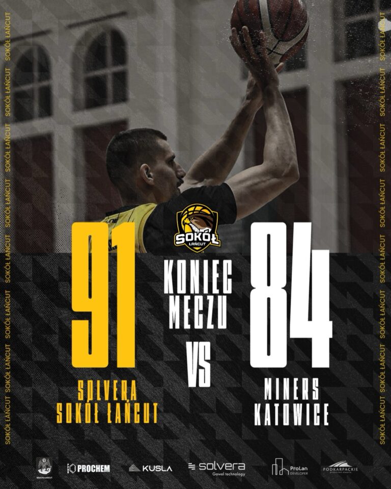 Solvera Sokół wygrywa z&nbsp;Miners po&nbsp;thrillerze