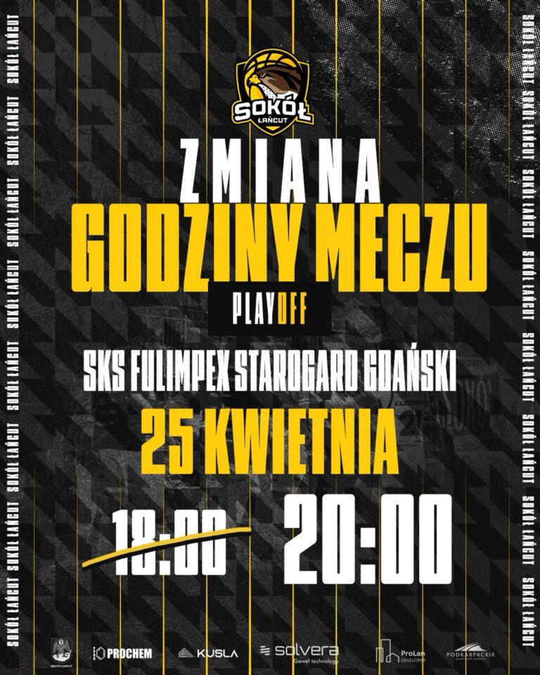 Zmiana godziny meczu nr&nbsp;3!